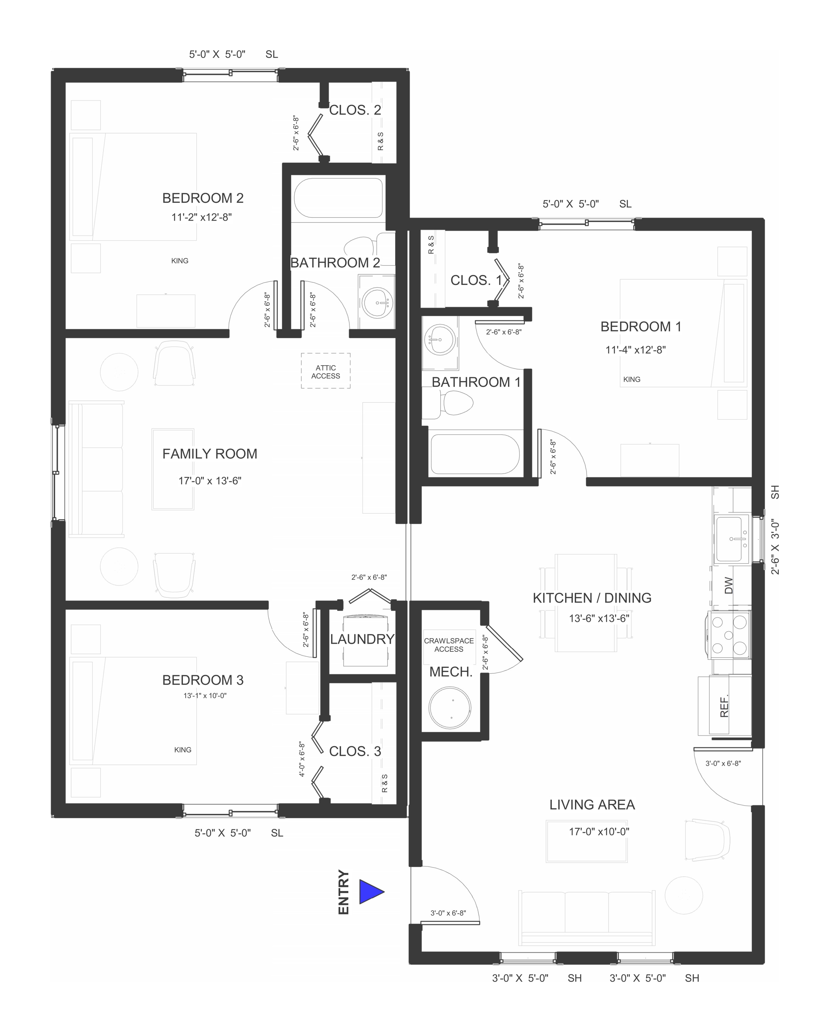 Eagle Ranch floor plan