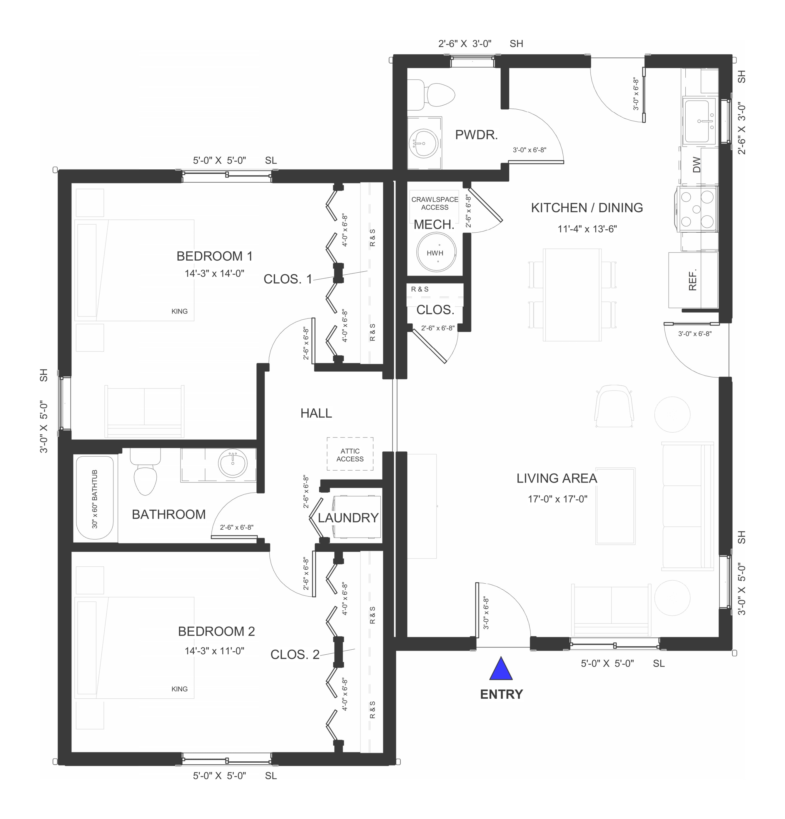 Elk Ranch floor plan