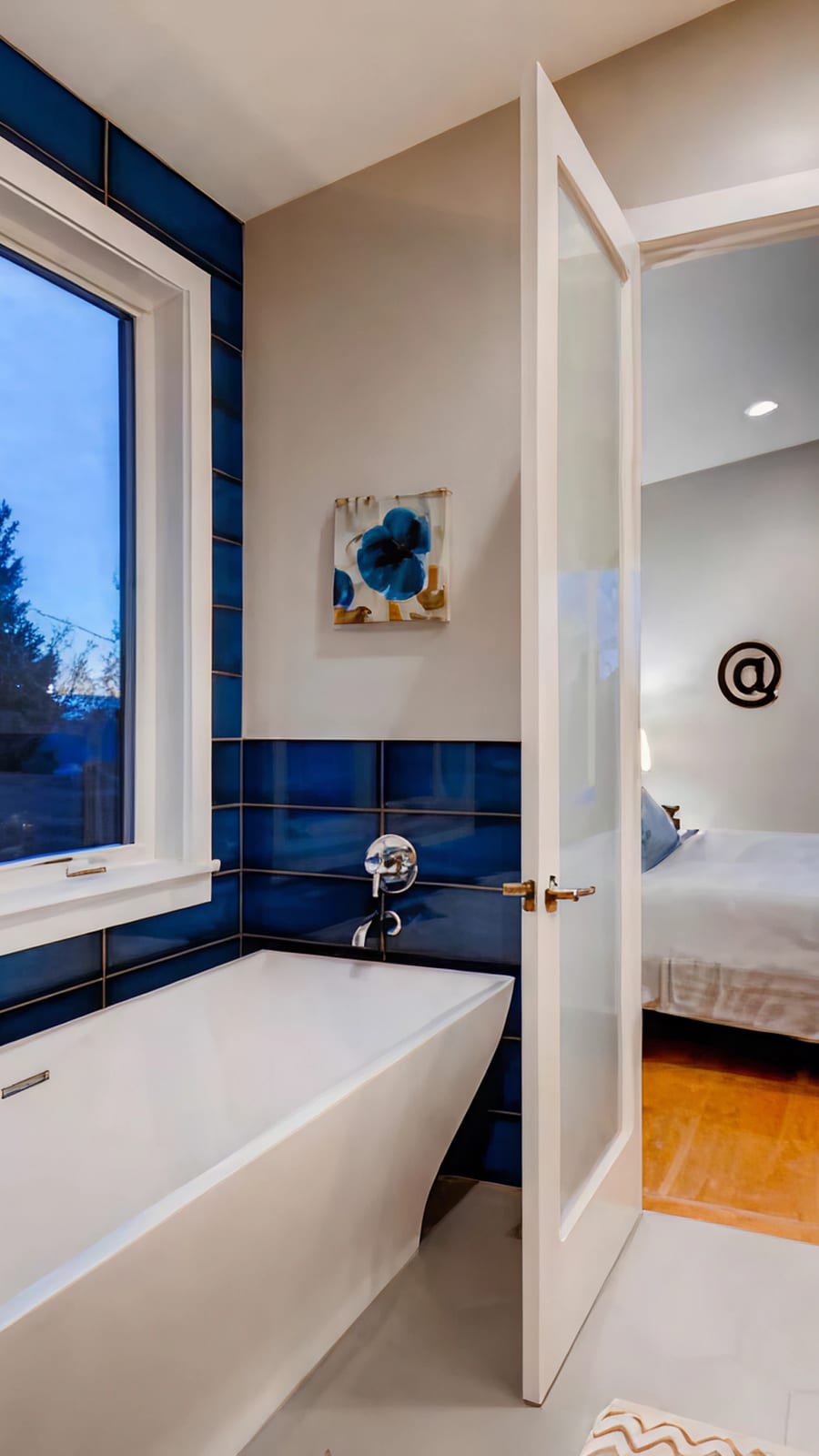 Spa bath, custom home, Denver