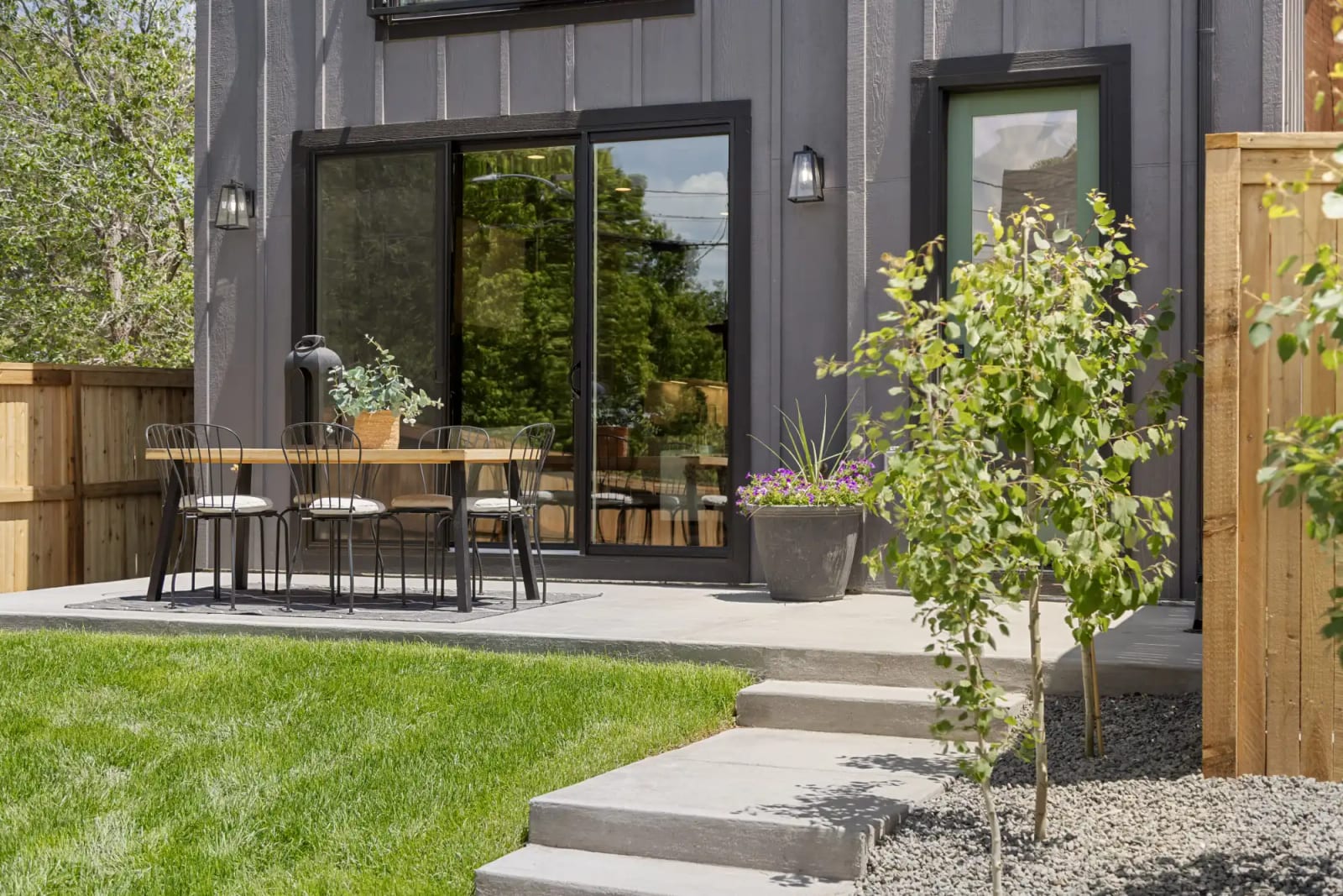 Indoor–outdoor living, custom home, Denver