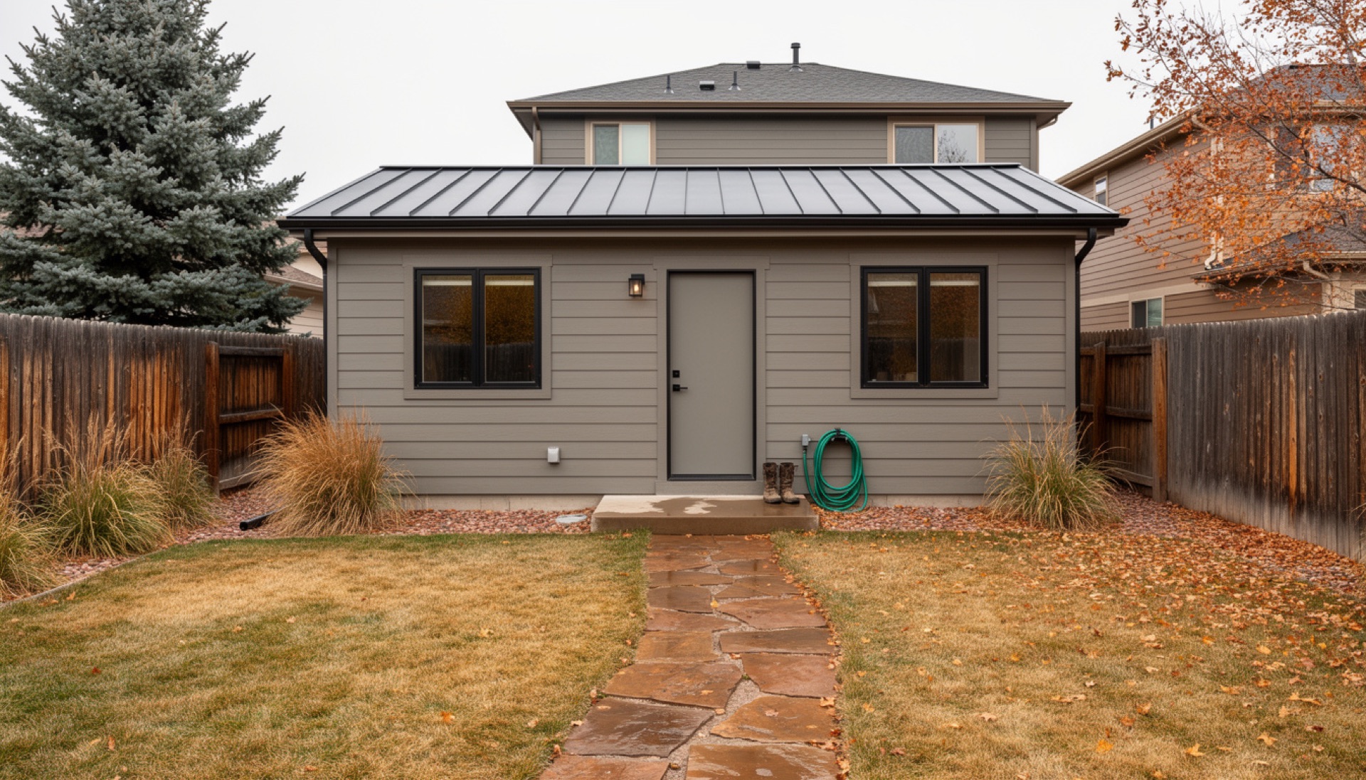 Detached ADU in a South Denver backyard